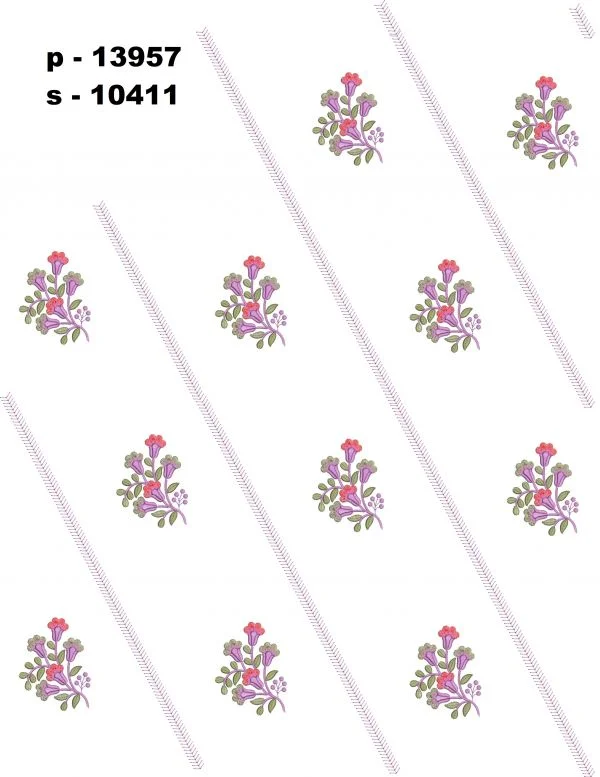 Saree Design 7513 - Awesome Border C Pallu Skirt Saree