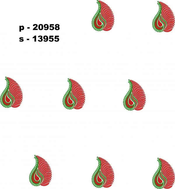 Saree Design 7694 - Awesome Leaf Concept Butta Saree Fanc