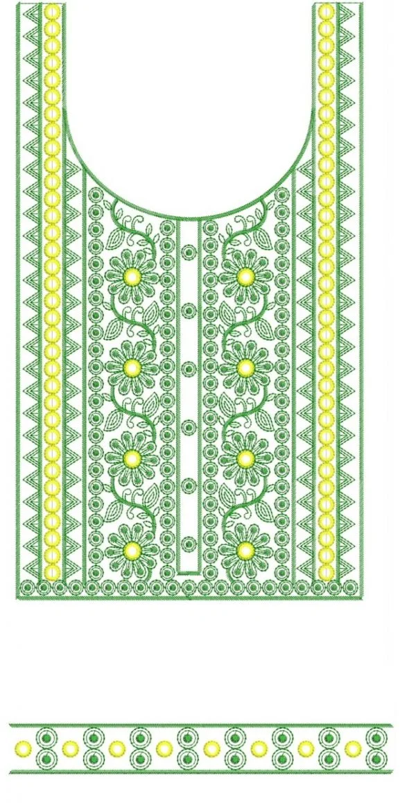 Daman Design 1663 - Square Neck⊤ Kurti