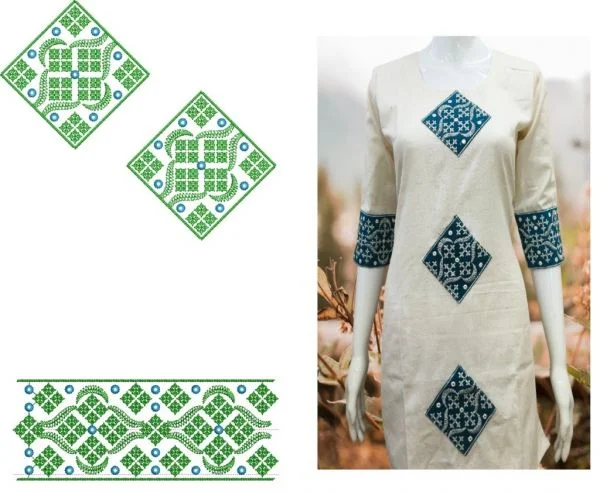 Daman Design 1890 - Fancy Neck⊤ Kurti
