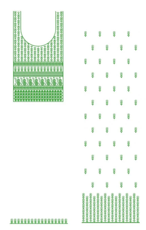 Daman Design 2001 - Fancy Neck⊤ Kurti