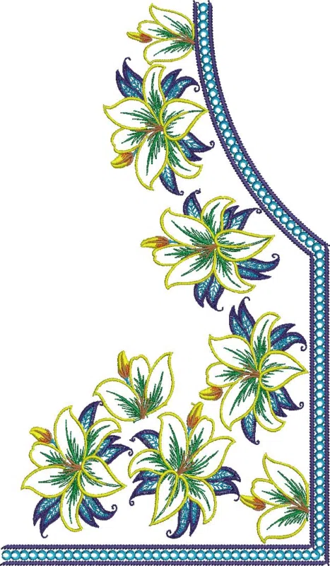 Daman Design 3635 - Indian Jacket Kurti Embrolidery , 59544