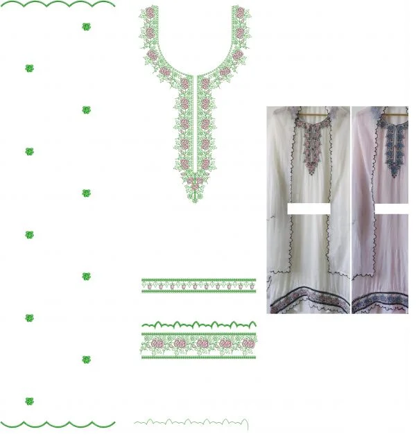 Daman Design 994 - Fancy Neck⊤ Kurti
